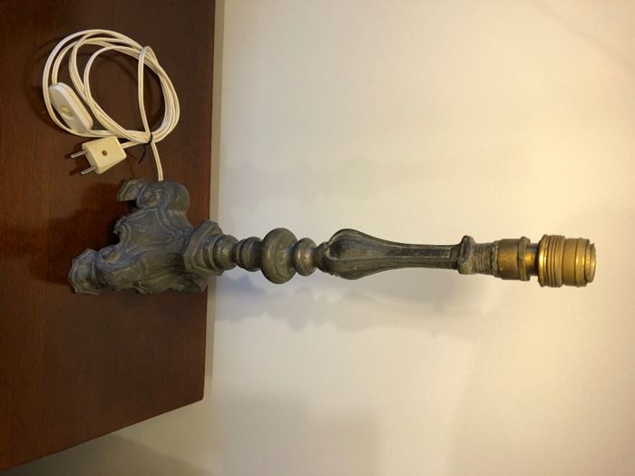 Candeeiro antigo em Estanho