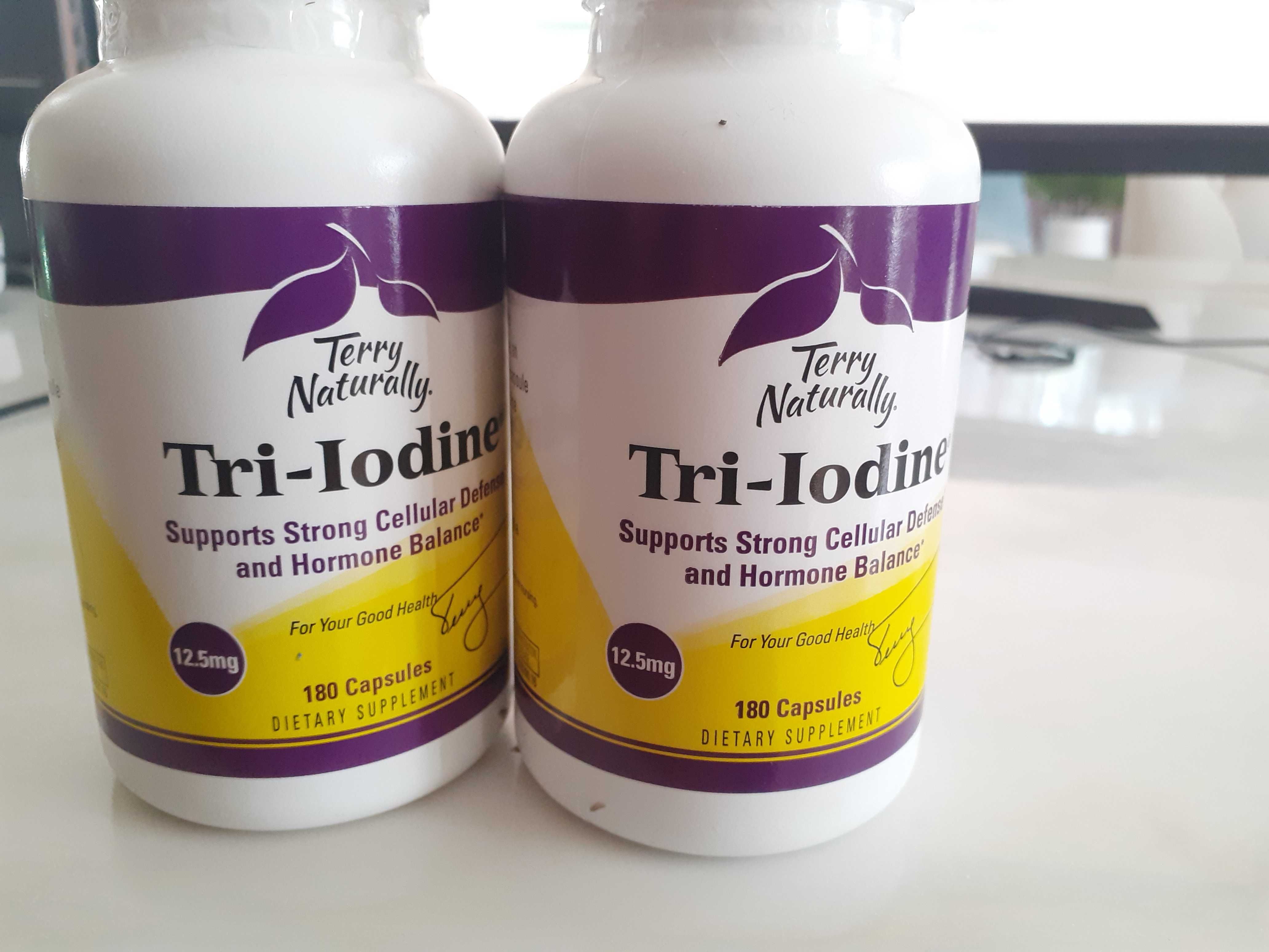 Продам ЙОД | Terry Naturally, Tri-Iodine, 12,5 мг, 180 капсул