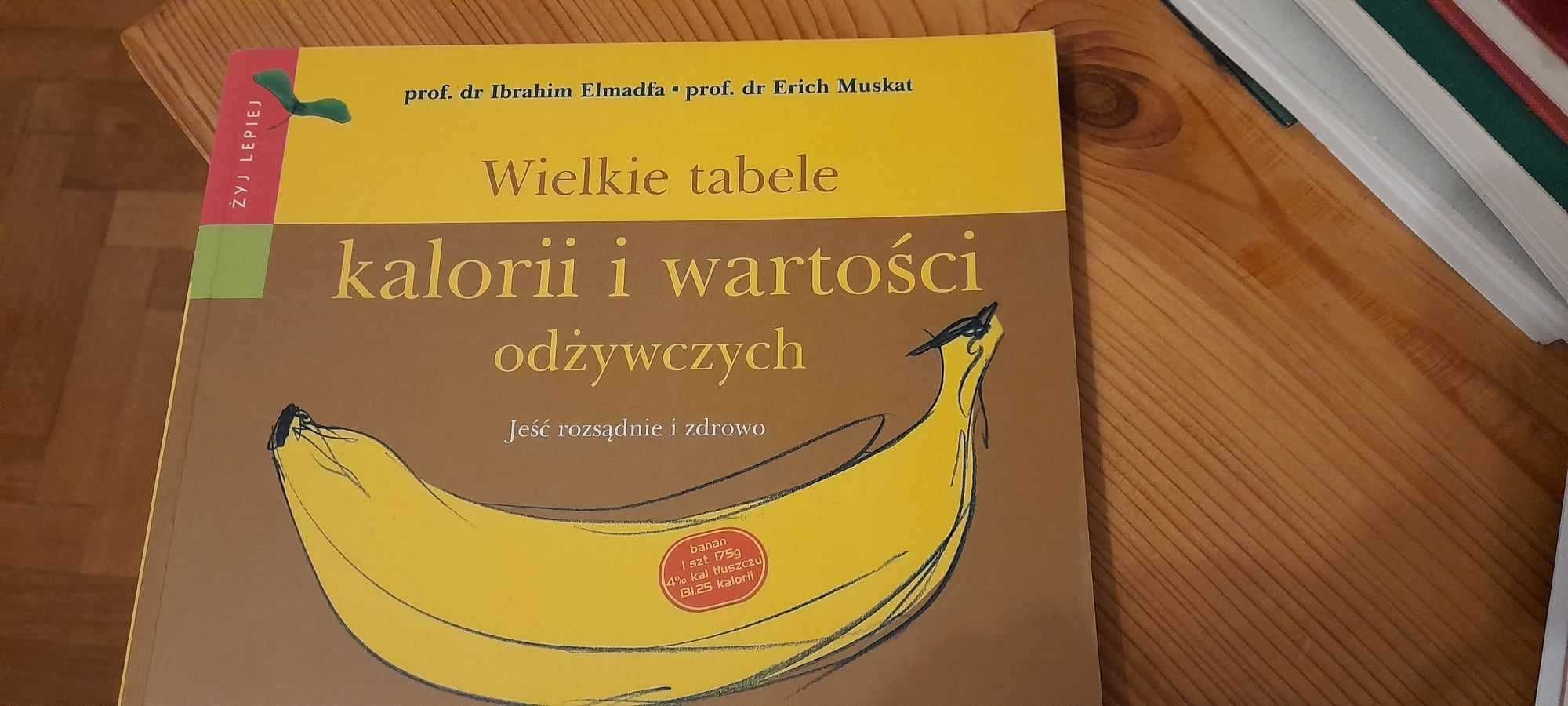 Wielkie tabele kalorii i wartości odżywczych