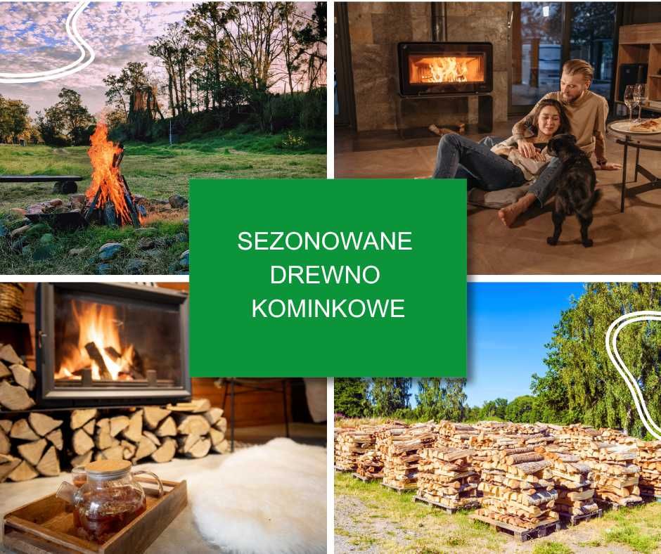 Suche drewno opałowe z Akacji, Sezonowane drewno kominkowe + dowóz