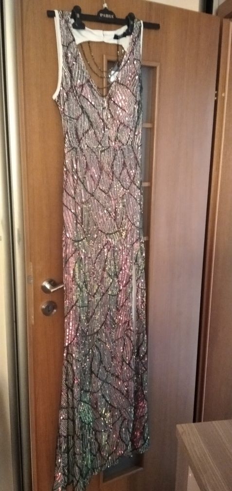 Sukienka długa syrenka