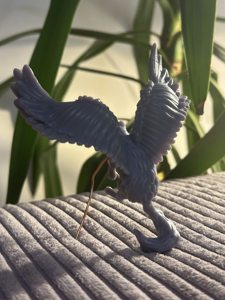 Figurka skrzydlatego kota druk 3D