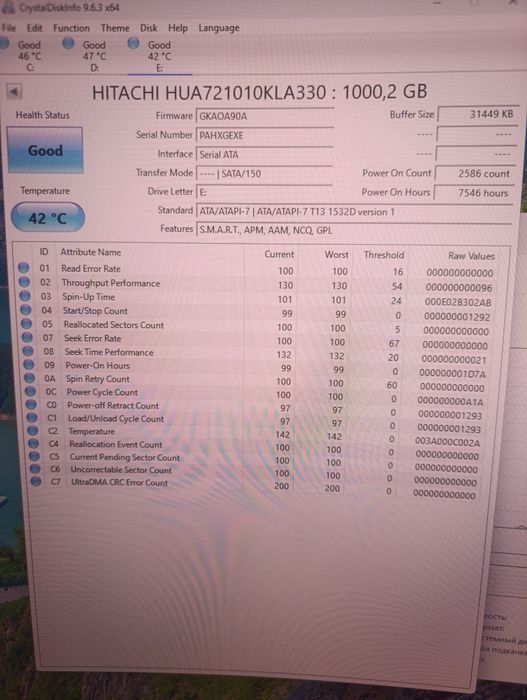 Продам жорсткий диск hdd на 1 tb