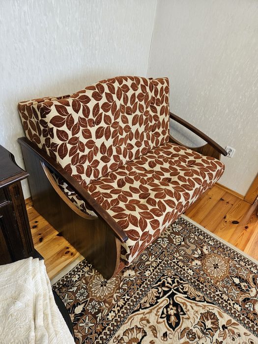 Sofa kanapa fotel 130 cm  z funkcją spania pojemnikna pościel