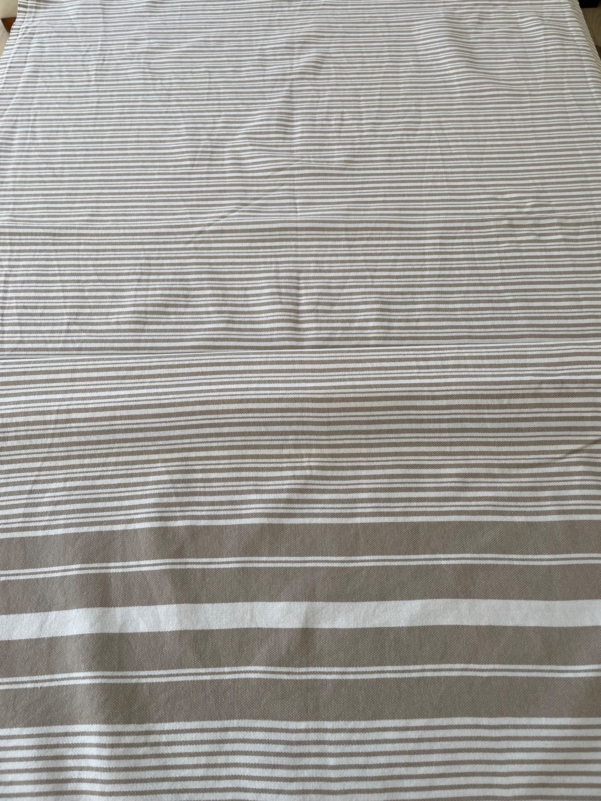 H&M Home Fouta Ręcznik plażowy Obrus bawełna 80x165cm beżowy