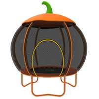 Дитячий батут із захисною сіткою WCG Pumpkin