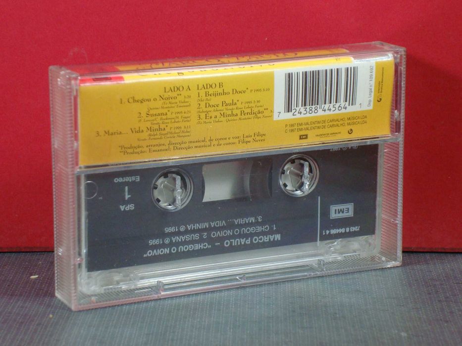 Marco Paulo - Chegou O Noivo / Cassete / VG Plus