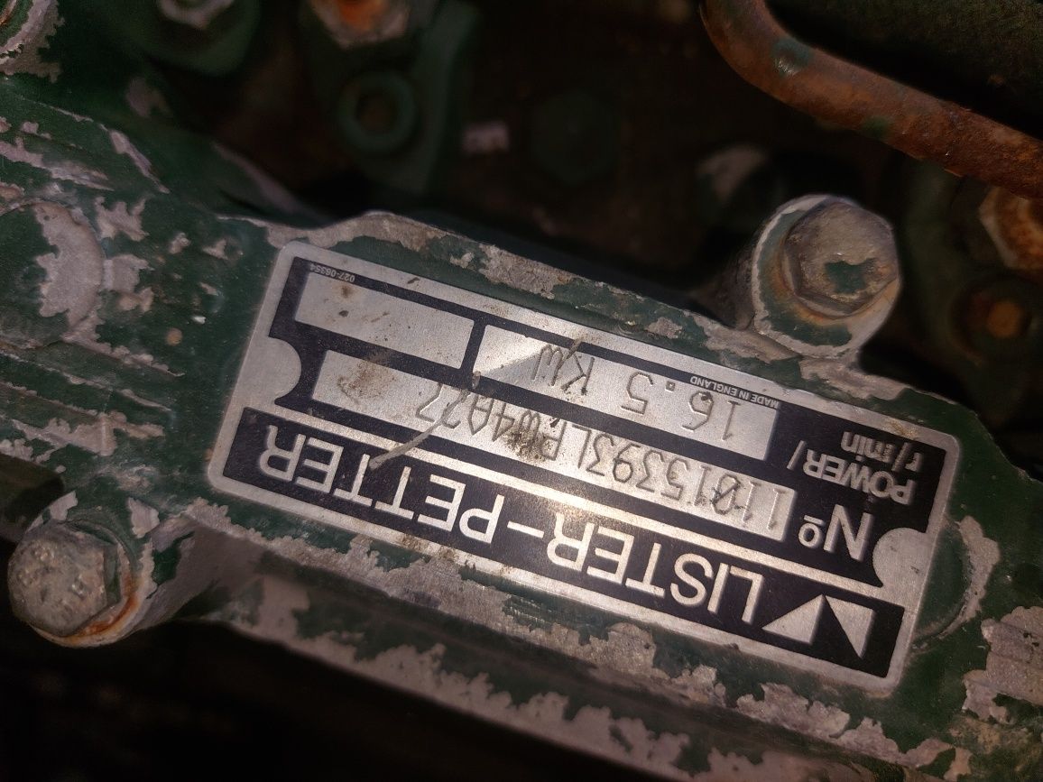 Silnik  lister petter do agregat prądotwórczy  4 cylindry