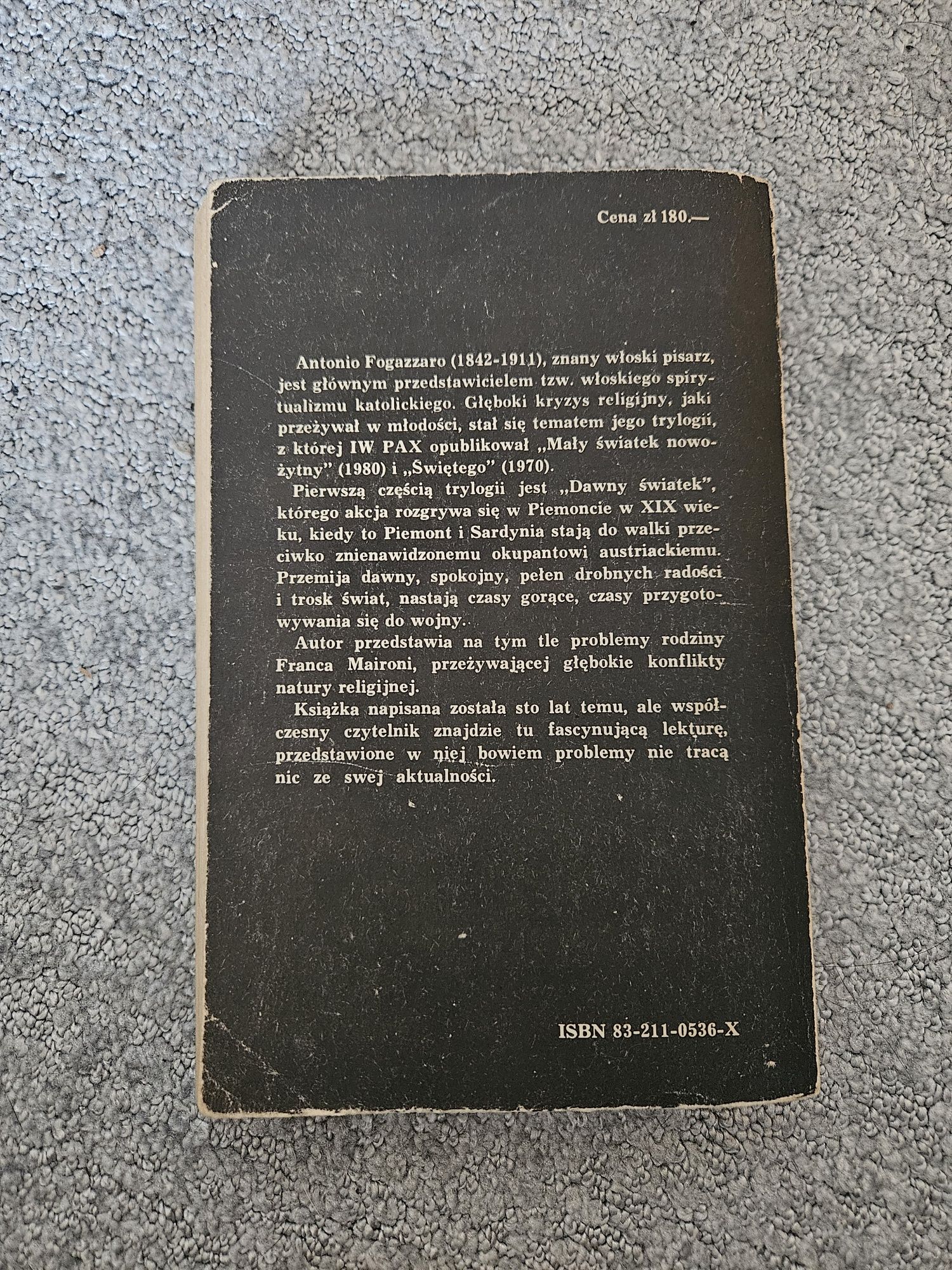 Dawny Światek, Antonio Fogazzaro