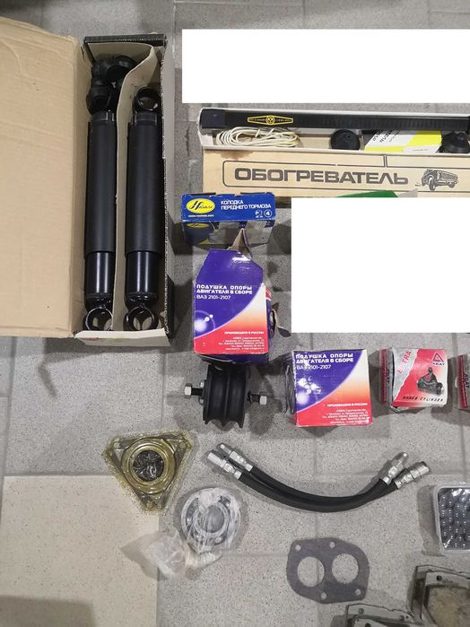 Запчастини ВАЗ 2106 (2101, 2102, 2104) амортизатори, щеплення, колодки