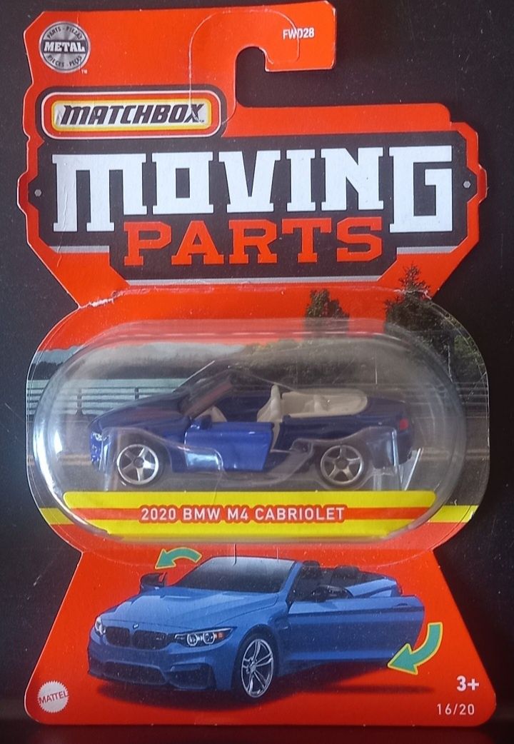 Matchbox 2020 bmw m4 cabriolet