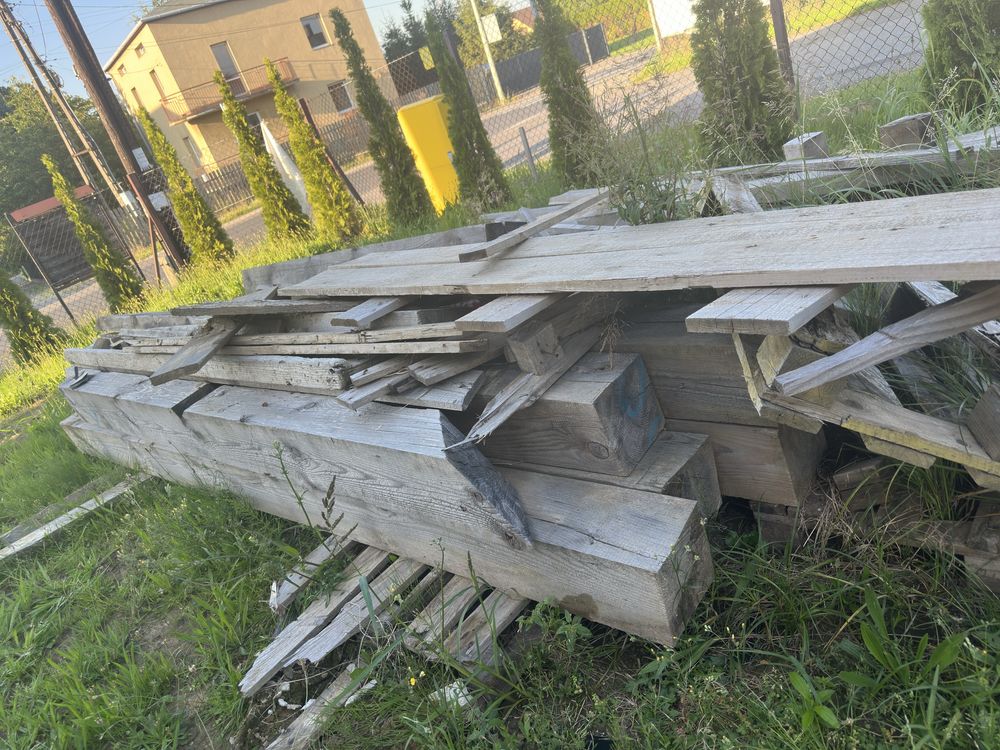 Drewno budowlane krokwie i inne