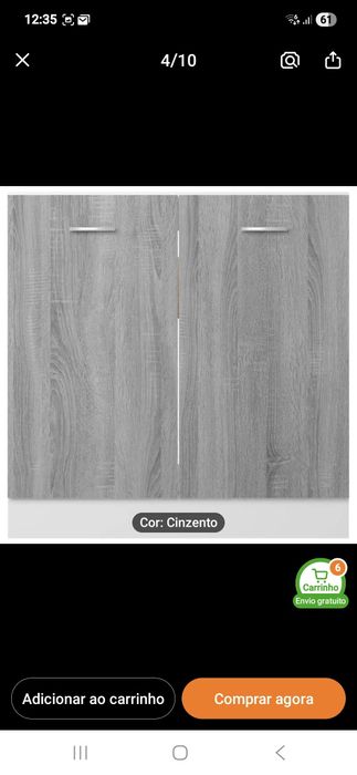 Movel de lava loiça (sem lava loiça).