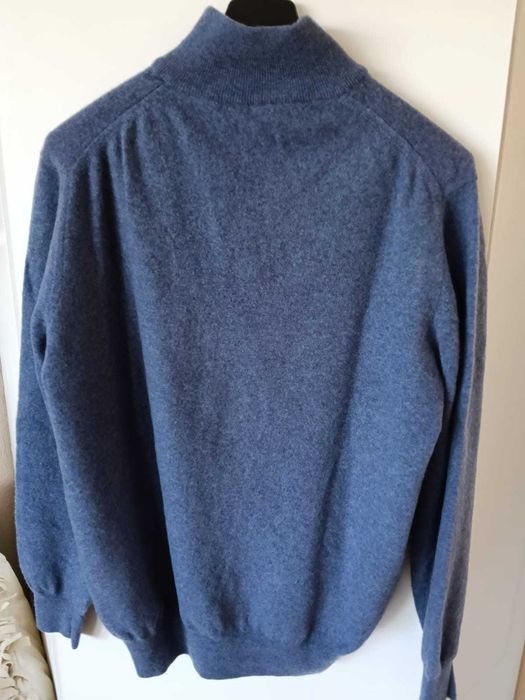 Sweter wełna kaszmir Louis Copeland rozmiar męski L 52