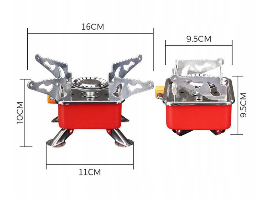 MINI KUCHENKA GAZOWA turystyczna na gaz kartusz na kartusze w etui