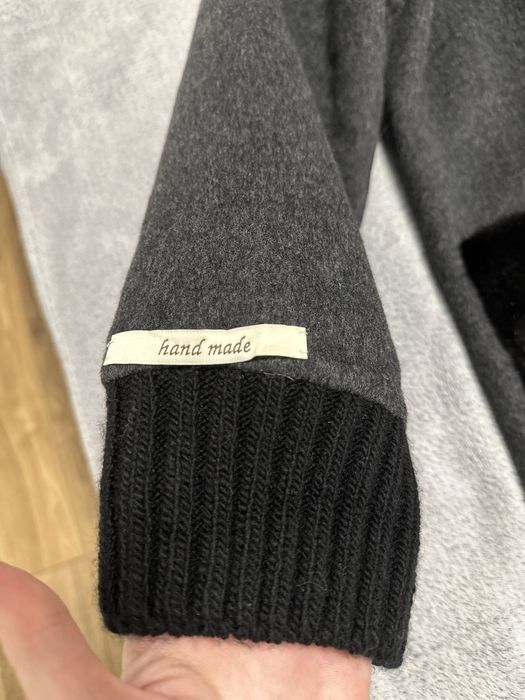 Стильне пальто з альпаки з норковими кишенями