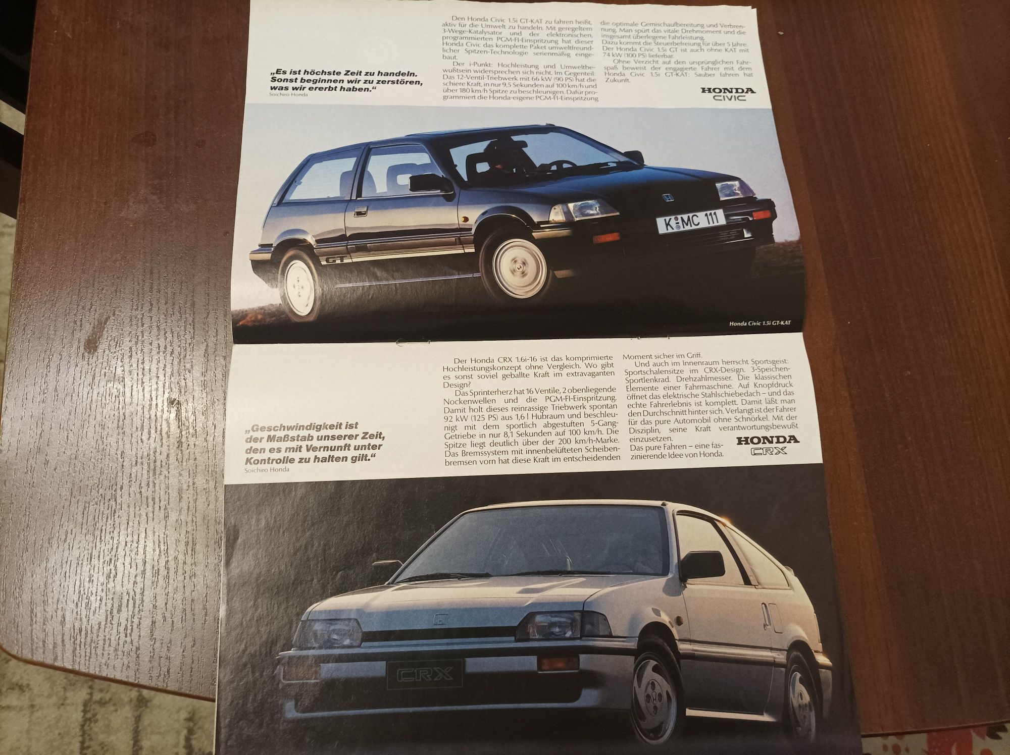 Książka Honda OEM  1987