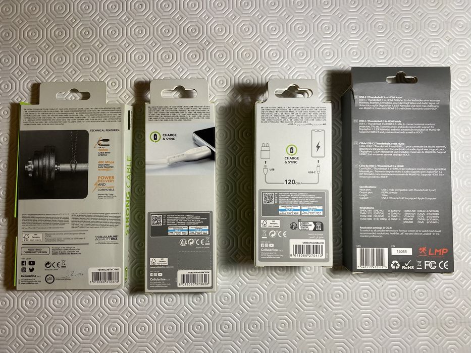 USB-C Cables 1.20m/0.60m/1.80m64552126830978121