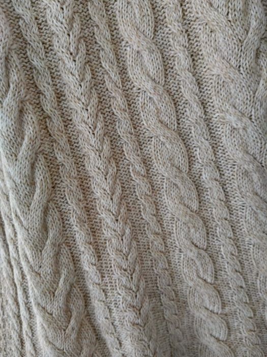 Camisola bege de algodão