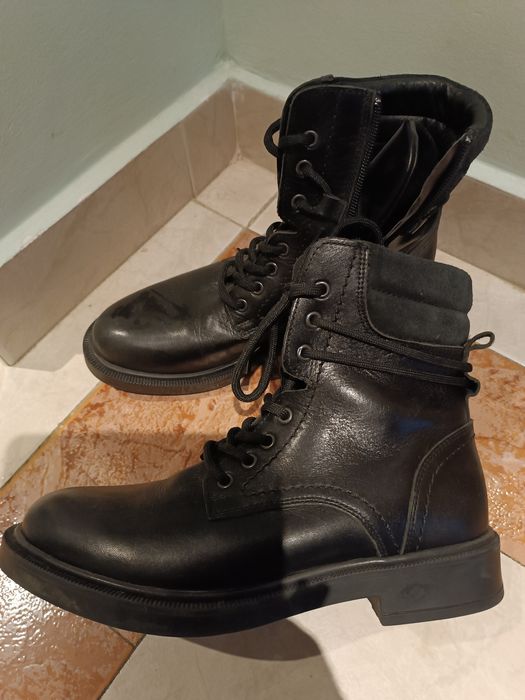 Botas pretas Inverno 39 em pele