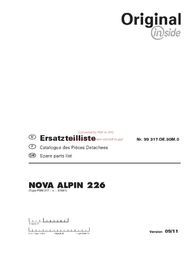 Katalog części kosiarka POTTINGER Nowa Alpin 226