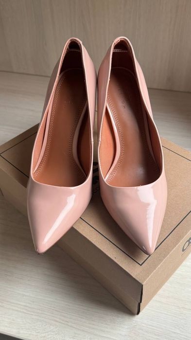 Nude Patent Heels ASOS