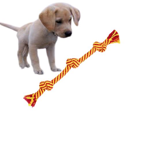 Szarpak sznur lina bawełna dla szczeniaka psa Yorka 27cm