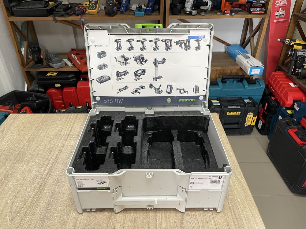 Festool кейс для SYS 18V 4*5.0/TCL 6DUO