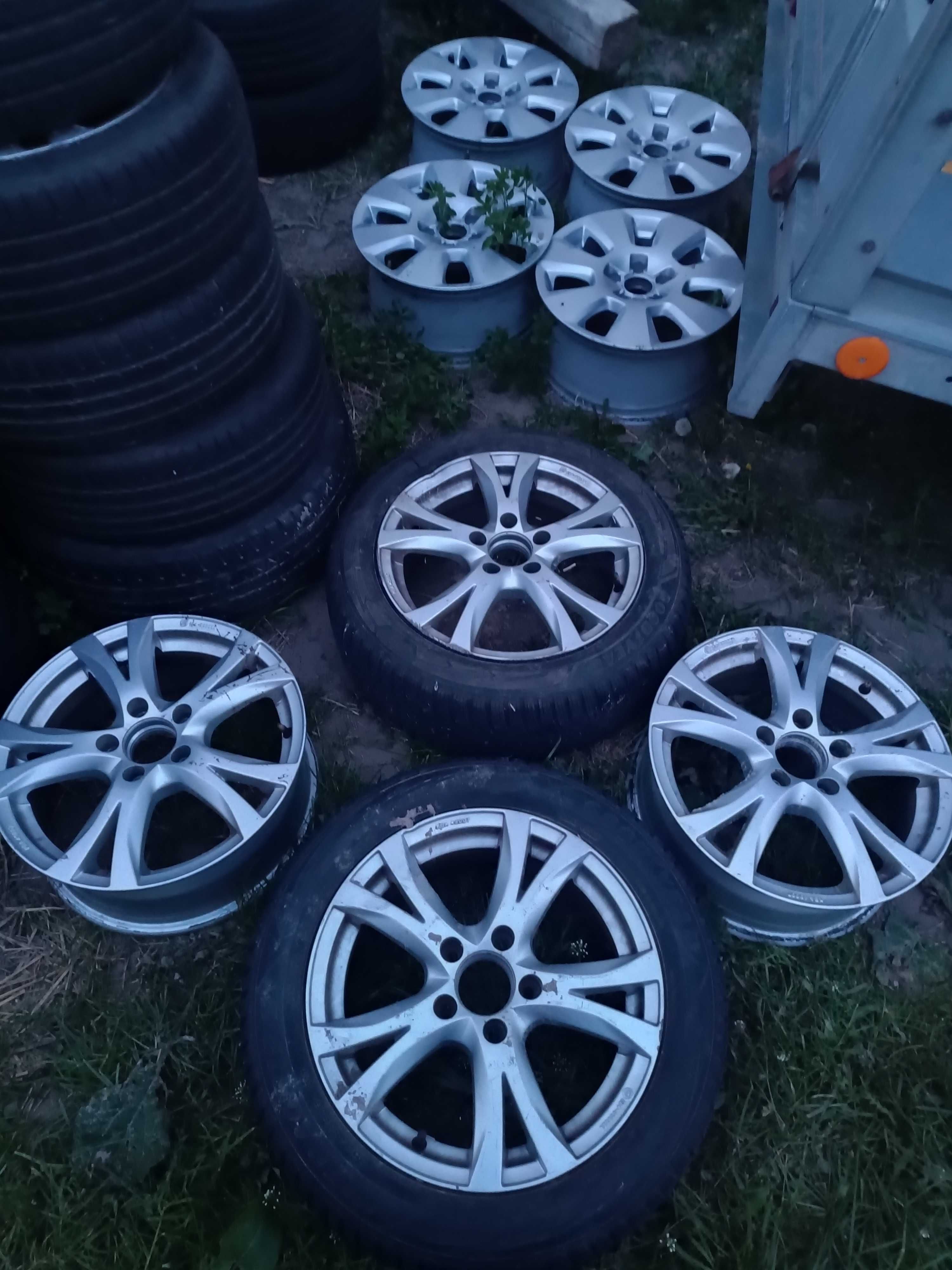 Felgi aluminiowe audi A6 VW Skoda merc 5×112 r16 ronal et 37  7.5 cala