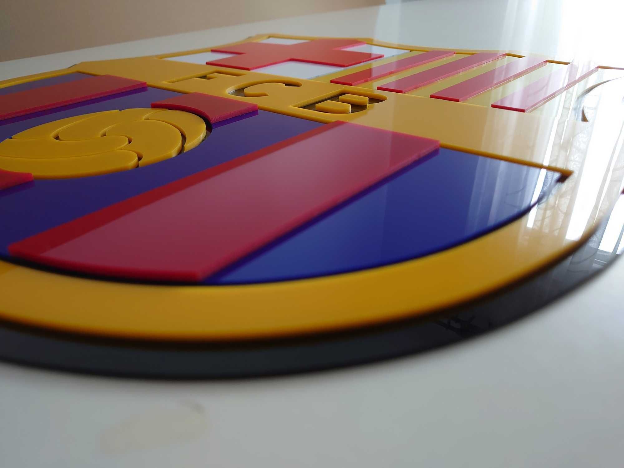 Herb Klubowy FC Barcelona do pokoju prezent dla męża chłopaka