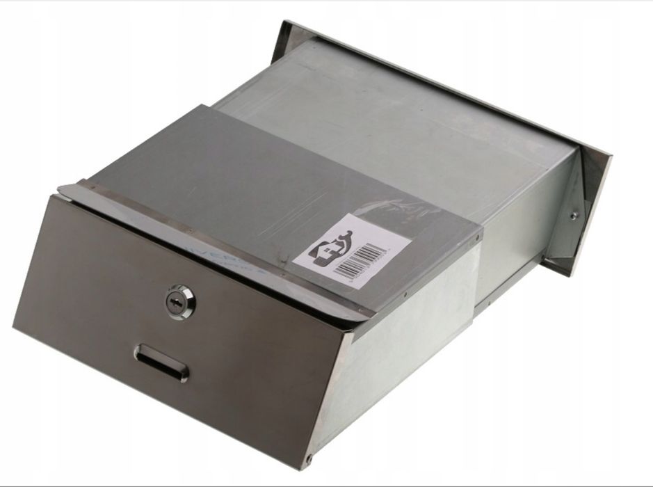 Skrzynka na listy do wmurowania, przelotowa, regulowana