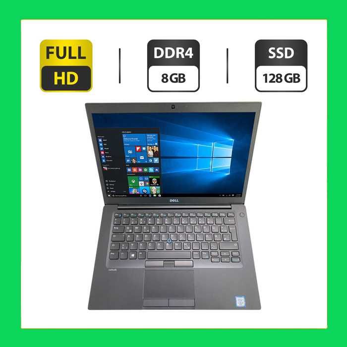 Ноутбук Dell Latitude 7480/14/Core i5/8GB DDR4/128GB SSD/HD 520