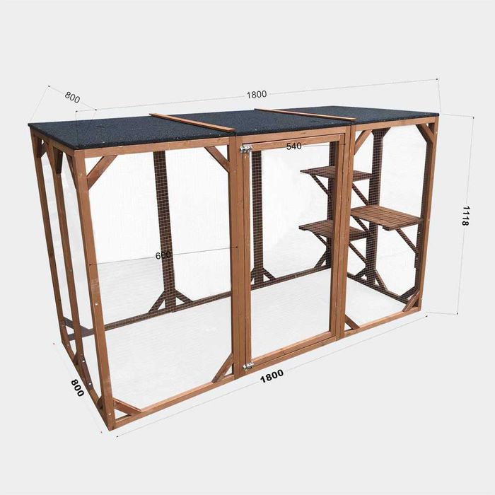 Klatka wybieg dla kota woliera kurnik T152
