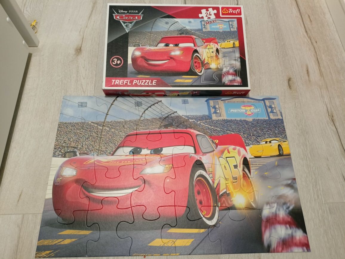 Puzzle Trefl Cars Auta Disney 24 maxi, wiek 3+