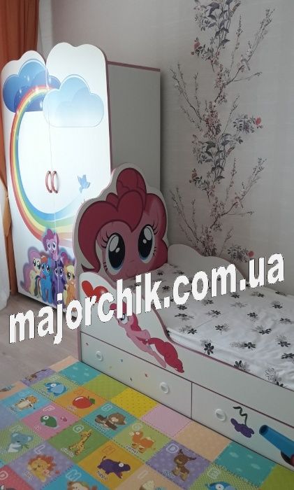 Кроватка для девочки в НАЛИЧИИ Литл Пони Пинки Пай Little Pony Искорка