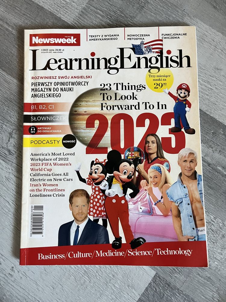 Learning English newsweek nauka angielskiego gazeta 2023 wydanie 1