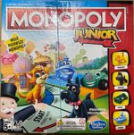 Oryginalna gra Monopoly Junior A6984 Statek Orzeszek Szkocik Autko