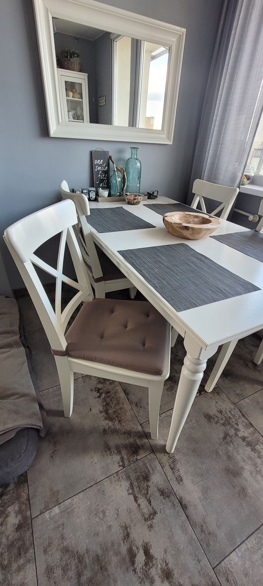 Stół rozkładany Ikea Ingatorp 155/215/90 biały do jadalni