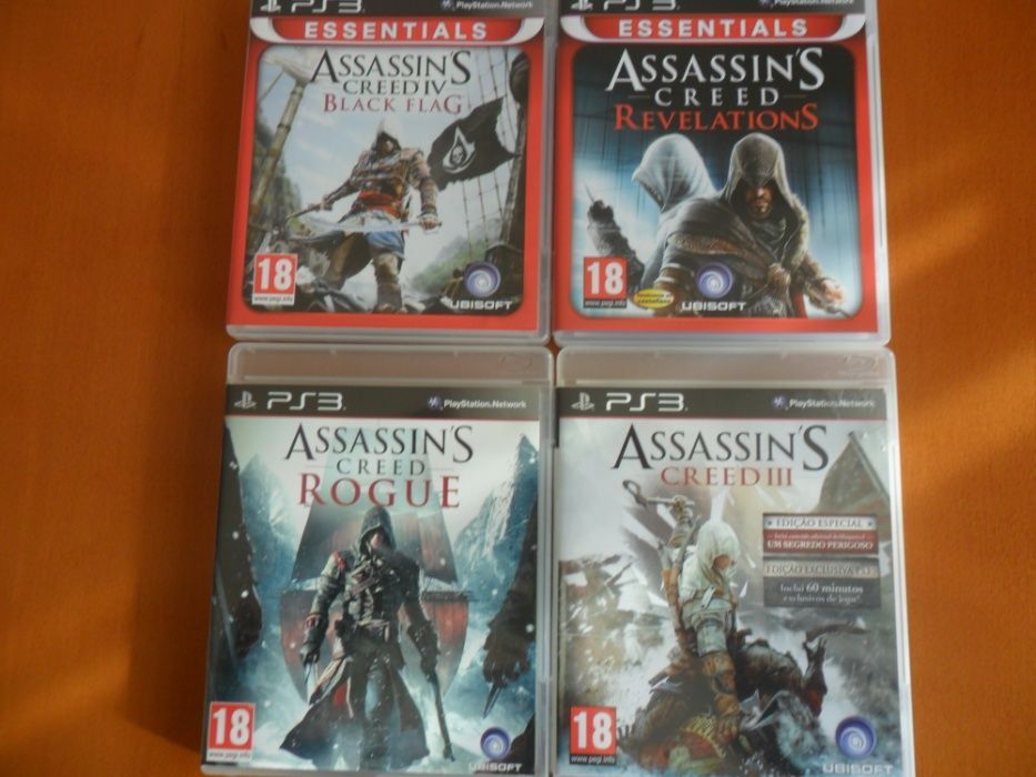 Assassins Creed jogos PS3