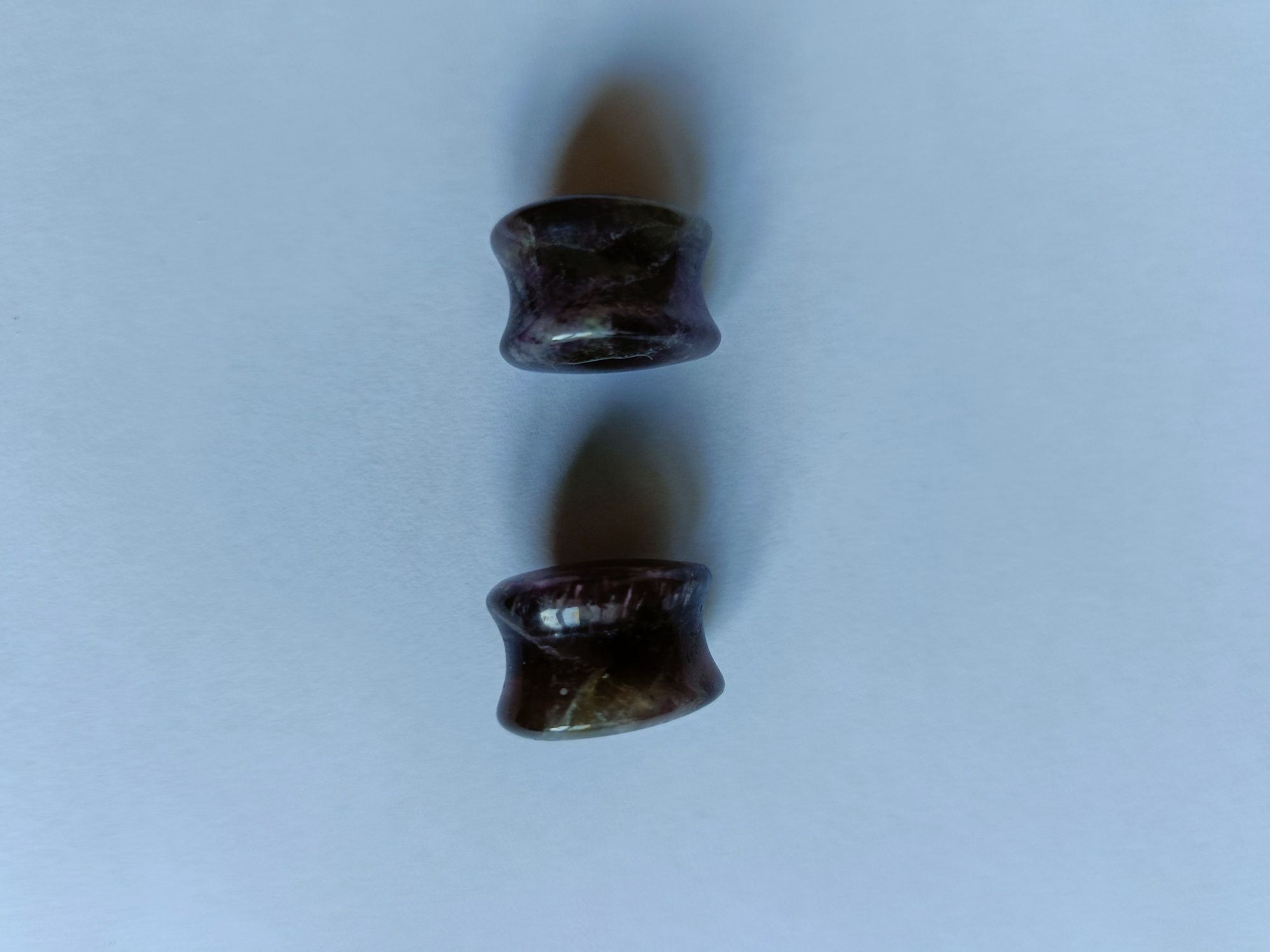 Plugi łezki 14mm ametyst