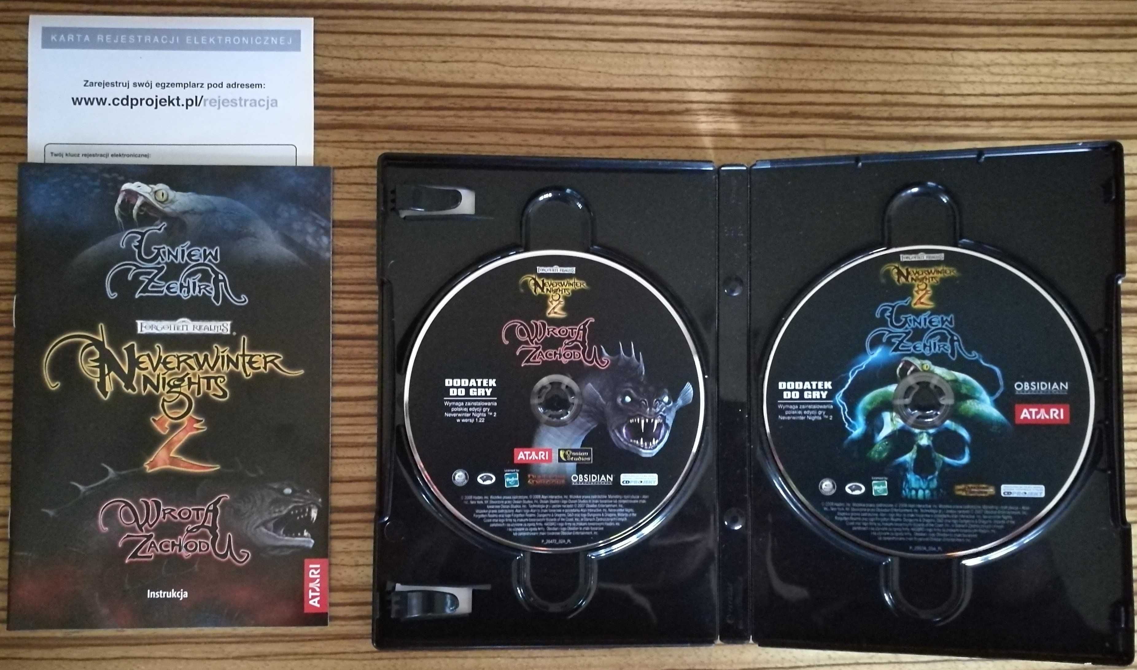 gra PC Gniew Zehira Neverwinter Nights2 Wrota Zachodu klasyka