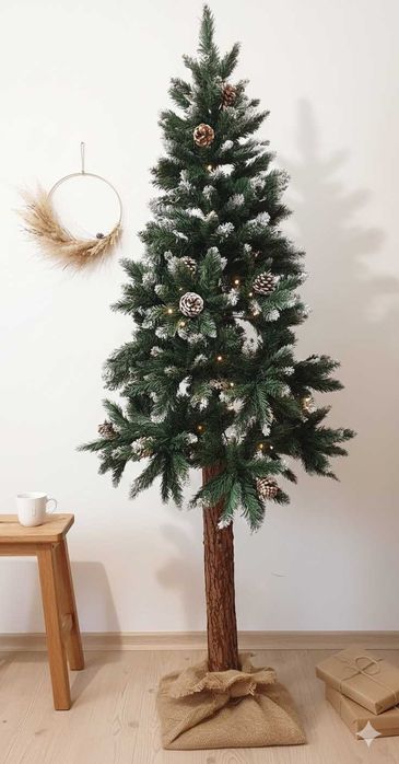 Choinka Na Pniu 150cm Gęsta – Postaw i Zapomnij