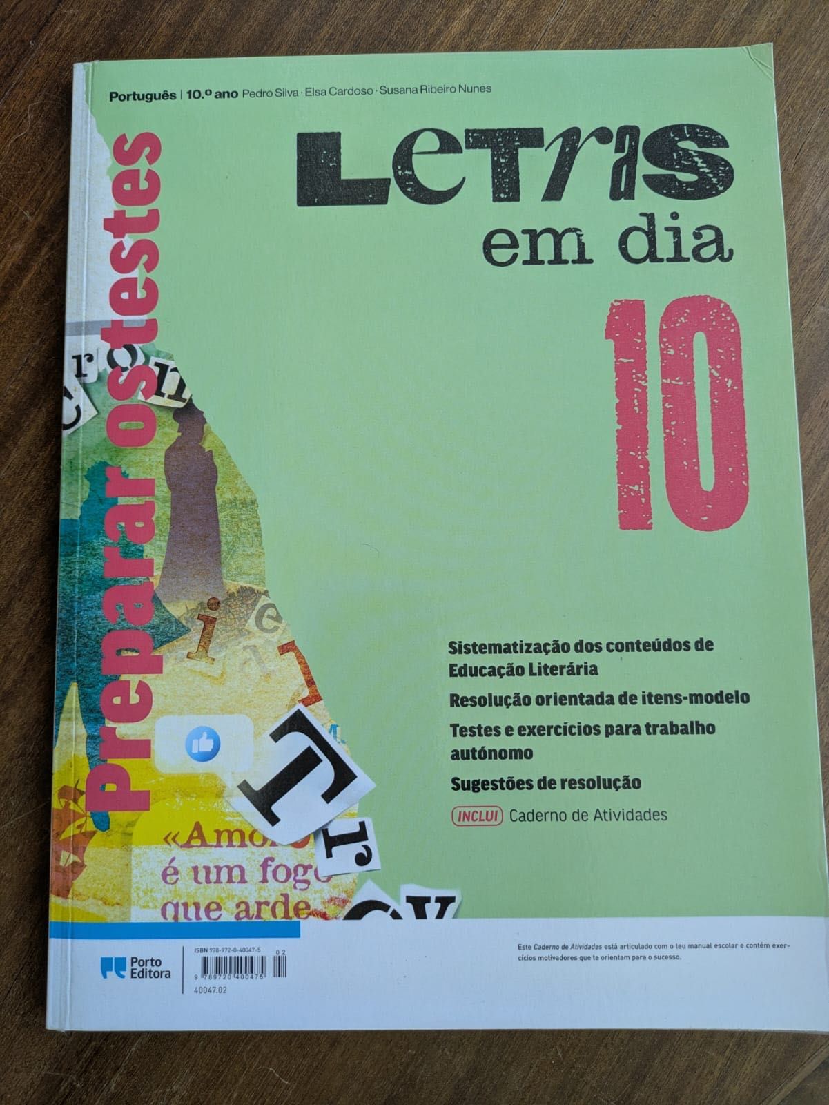 Letras em dia 10 Caderno de atividades Português 10º ano