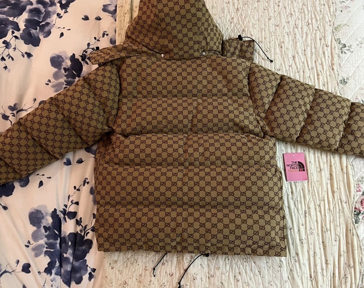 Оригинальный пуховик THE NORTH FACE x GUCCI