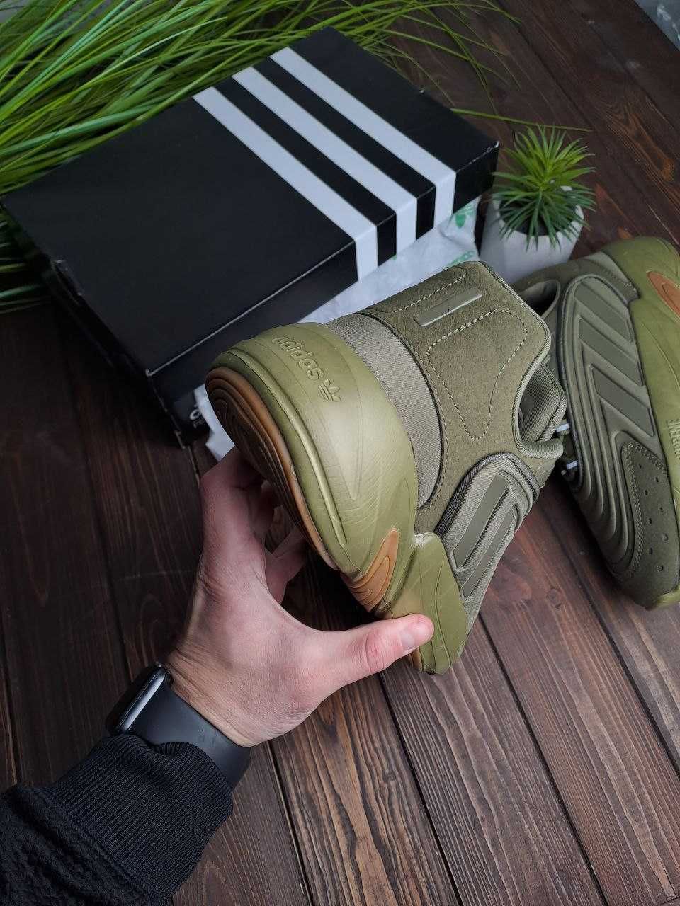 СКИДКА! 43 (26,5см) Adidas Ozelia хаки адидас озеля озелі хакі адіки