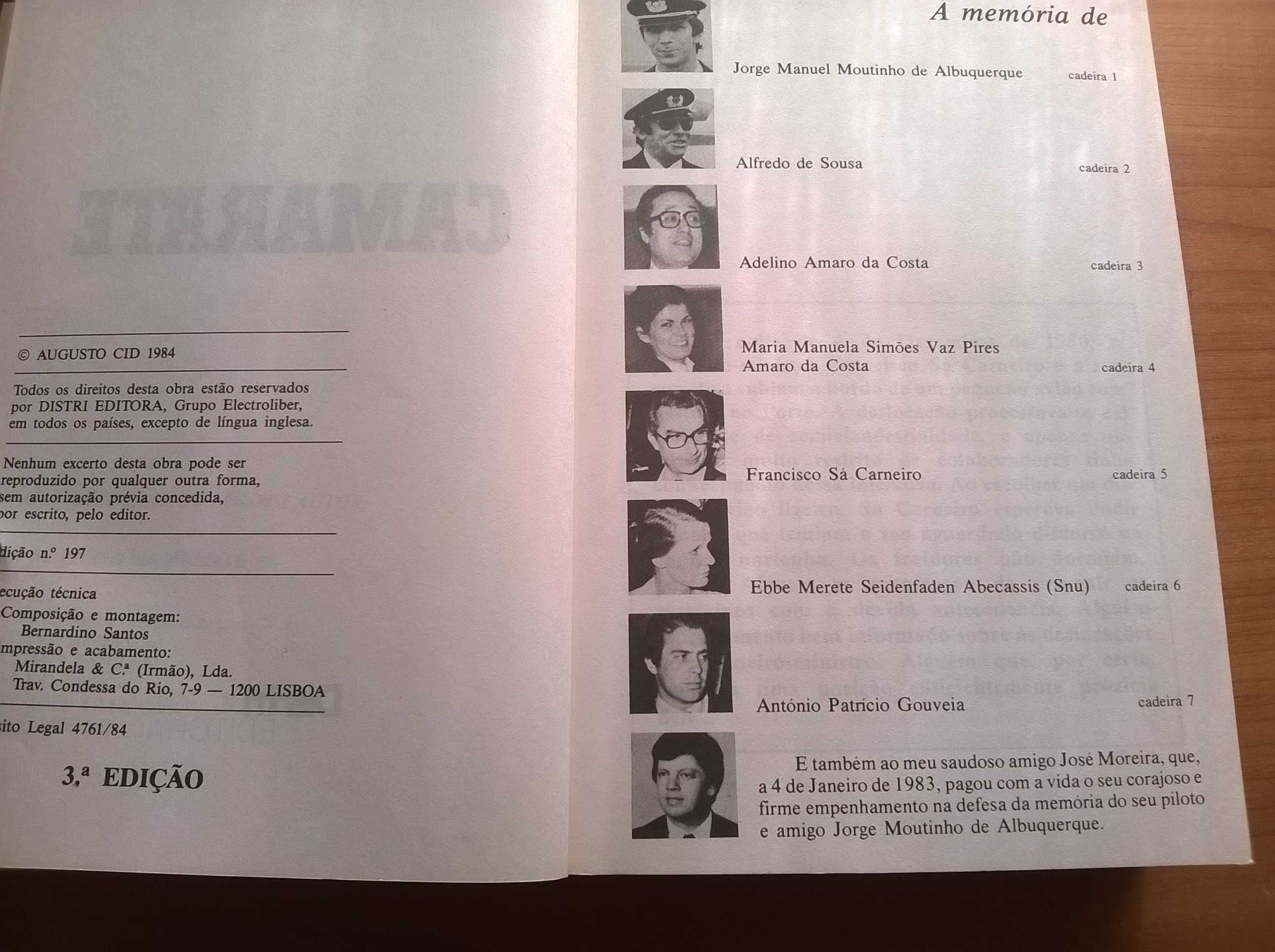 " CAMARATE " - Augusto Cid (portes grátis)