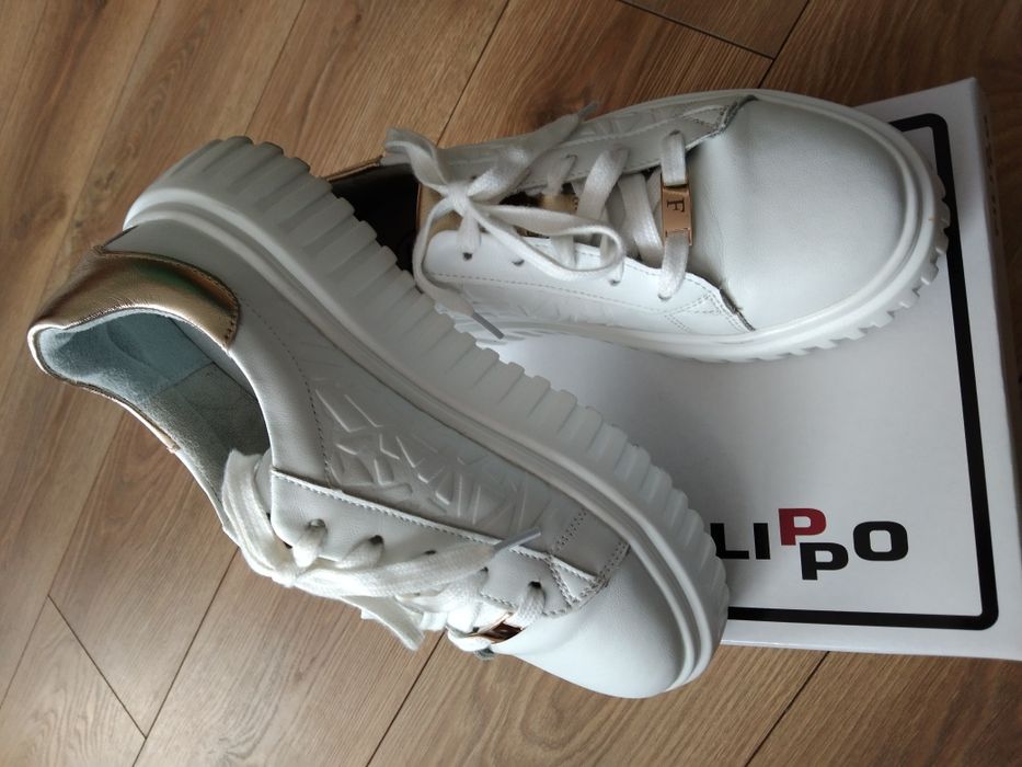 Buty Sneakersy Filippo 39 (24,8cm) białe