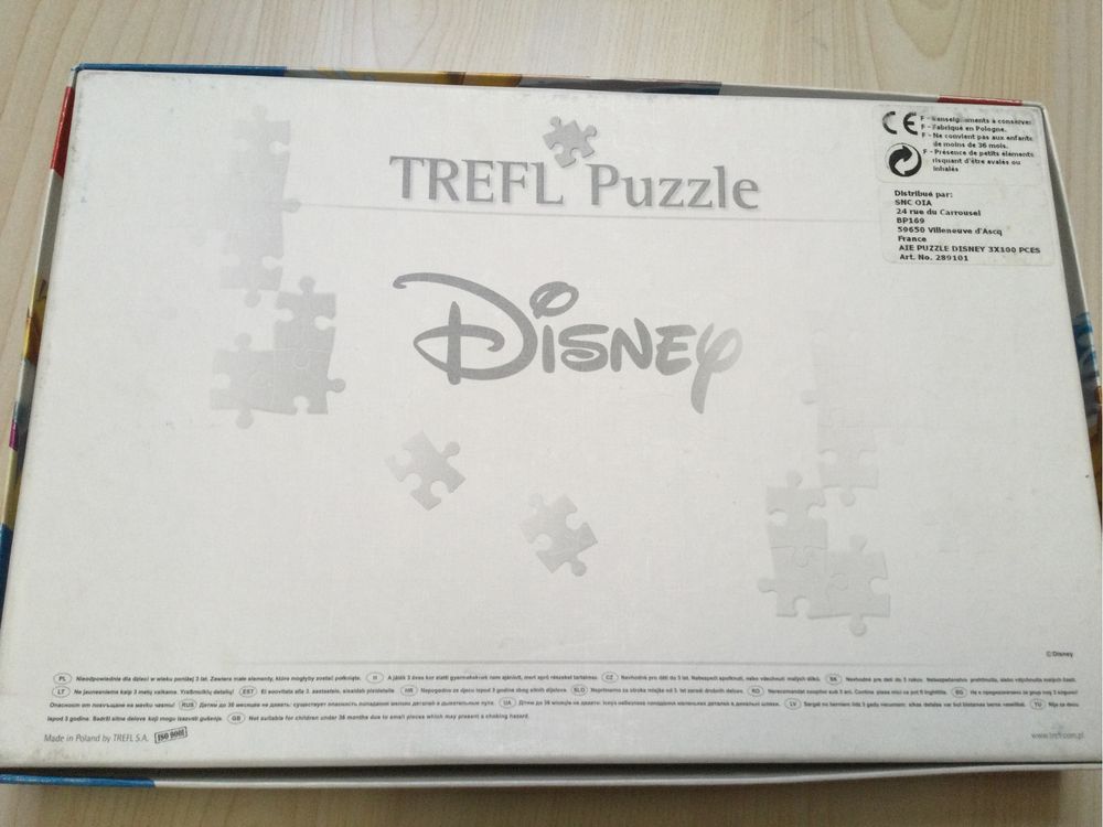 Puzzle Disney - 100 peças m