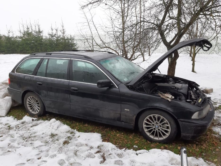 Części BMW E39 525d 2.5d M57 163KM Cała na części Saphirschwarz