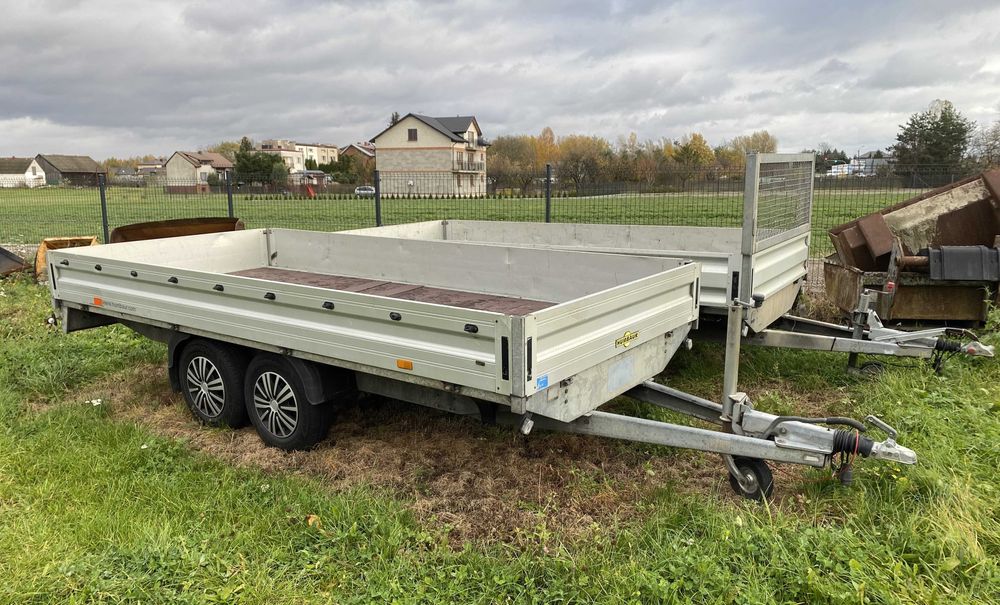 Przyczepa Platforma Laweta HUMBAUR DMC 3T Minikoparka Spr z Niemiec